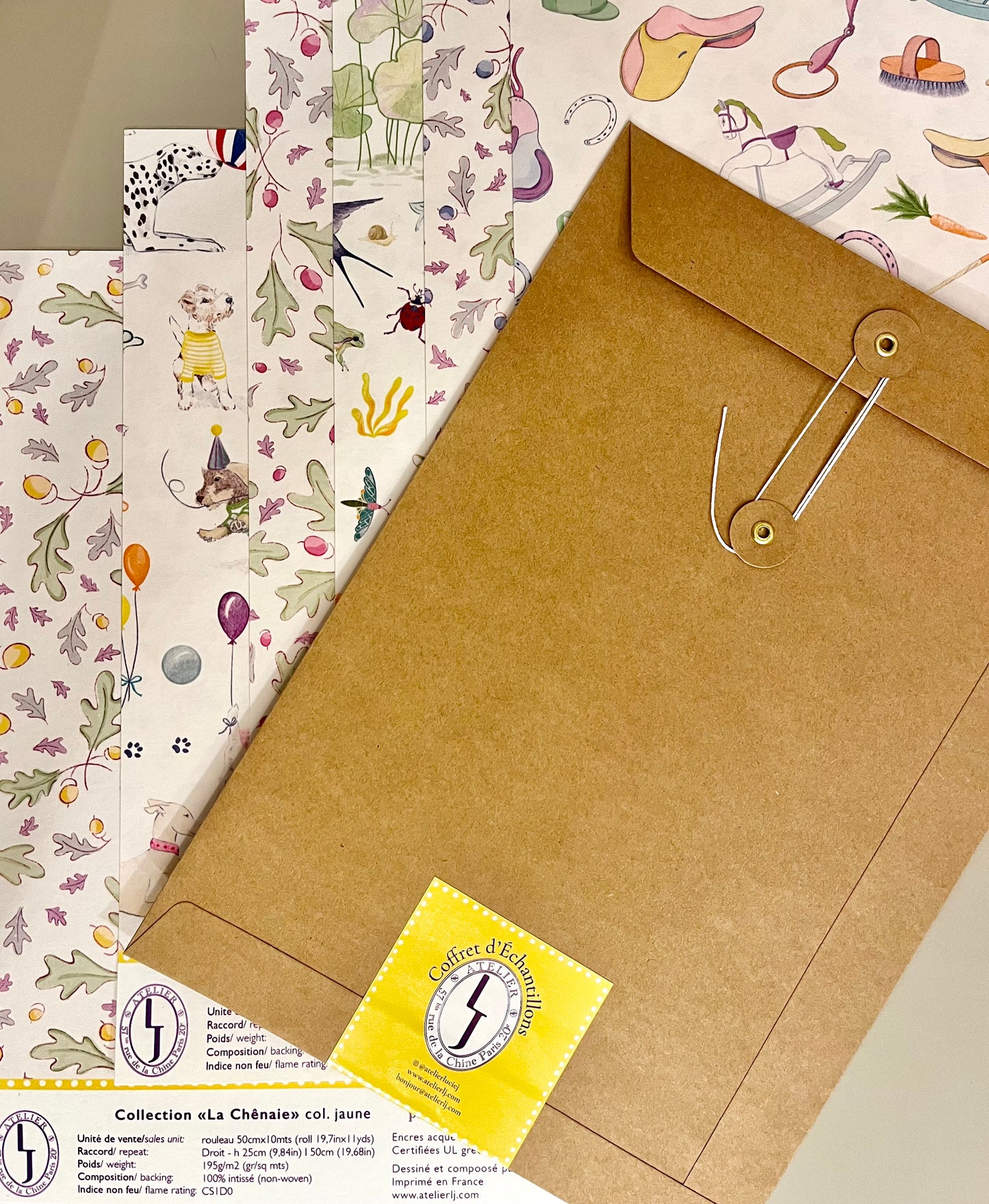 Papiers peints - Coffret d'échantillons